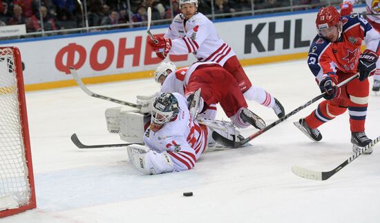 Ice hockey. KHL. CSKA vs. Jokerit