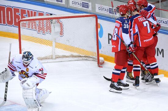 Ice hockey. KHL. CSKA vs. Jokerit