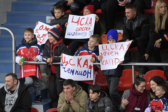 Ice hockey. KHL. CSKA vs. Jokerit