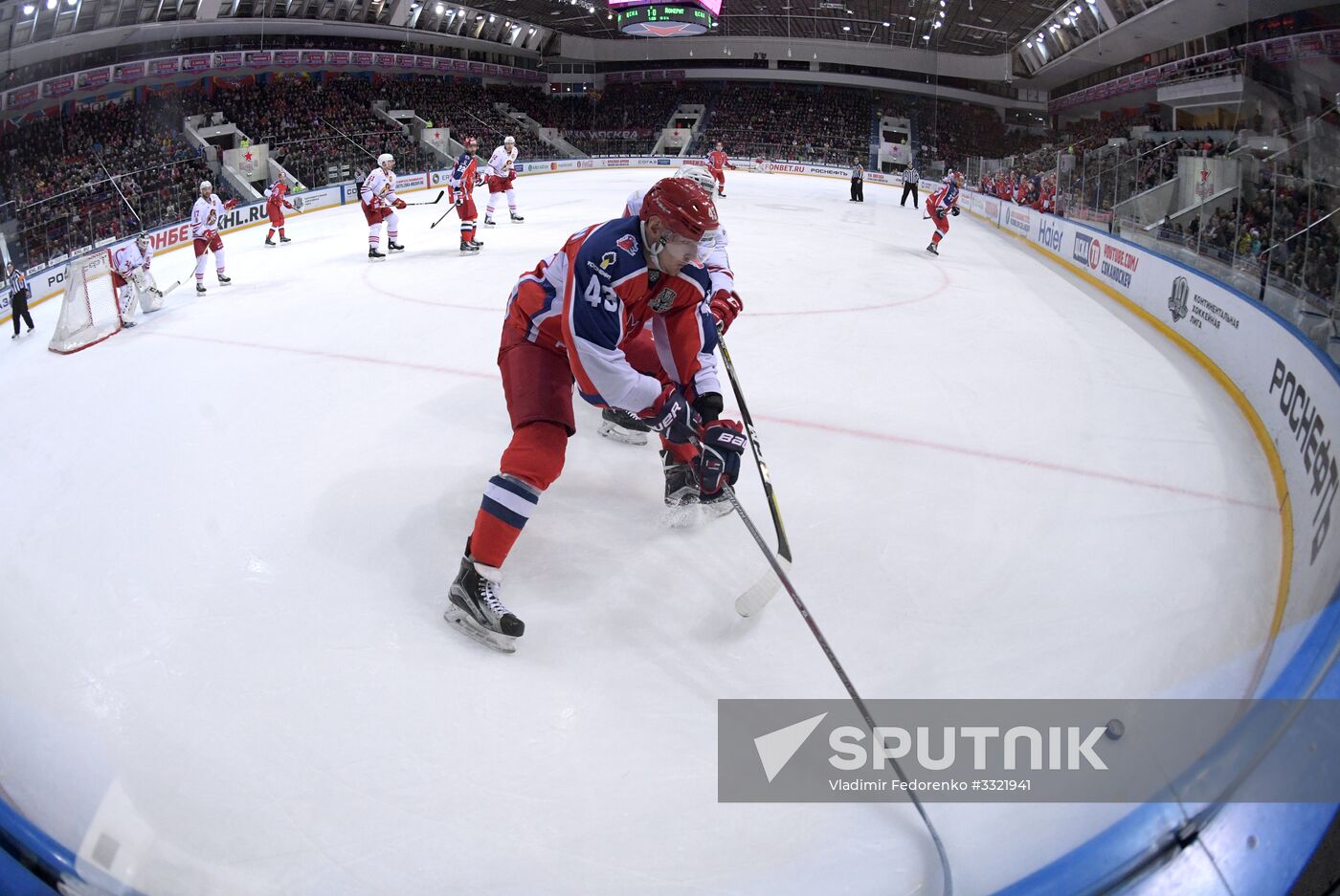 Ice hockey. KHL. CSKA vs. Jokerit