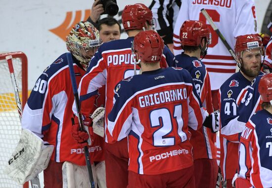 Ice hockey. KHL. CSKA vs. Jokerit