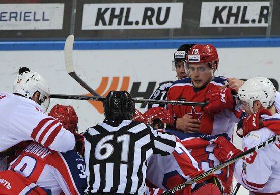 Ice hockey. KHL. CSKA vs. Jokerit