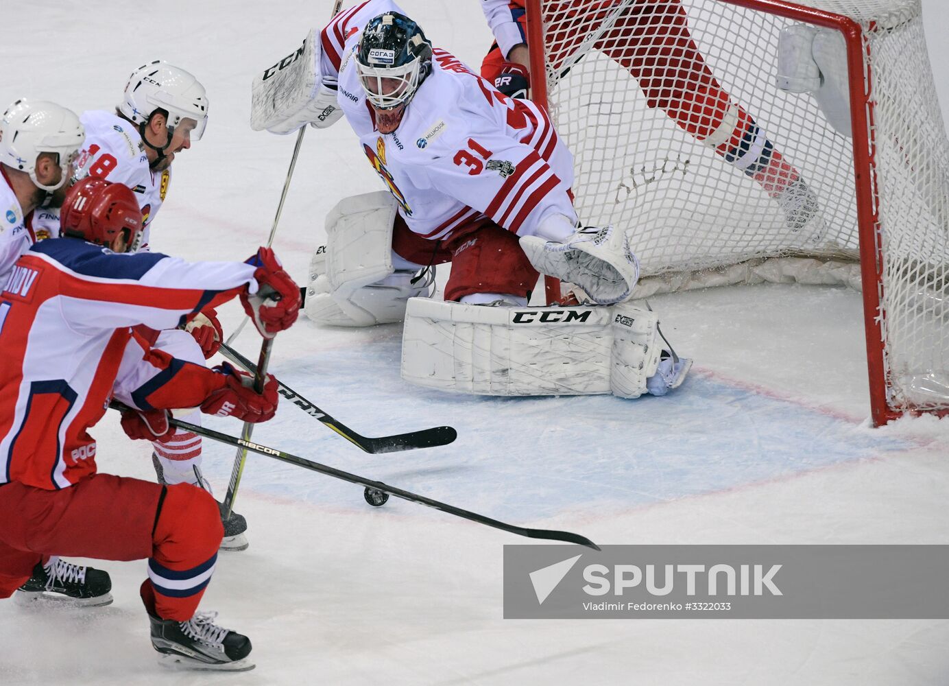 Ice hockey. KHL. CSKA vs. Jokerit