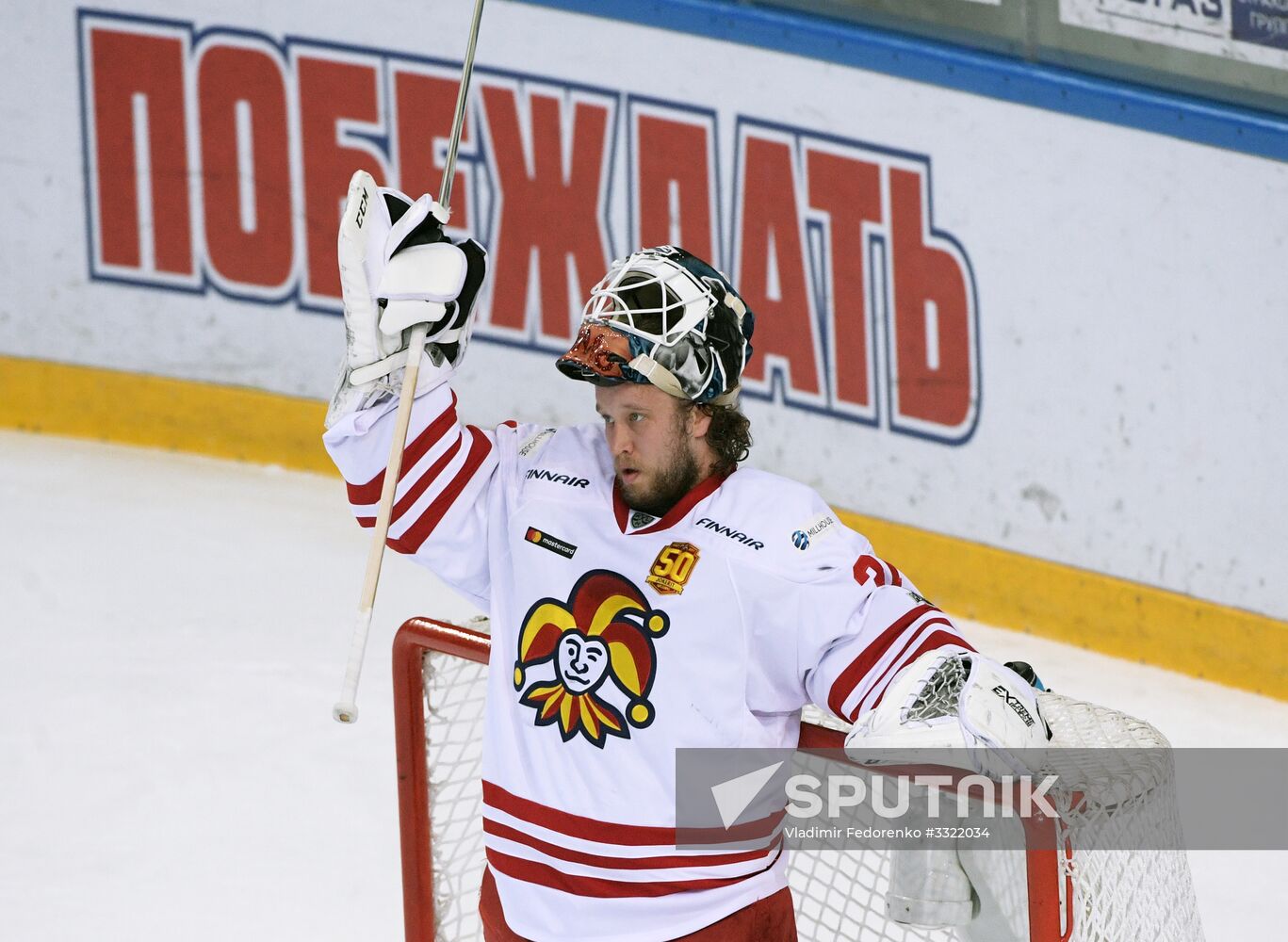 Ice hockey. KHL. CSKA vs. Jokerit