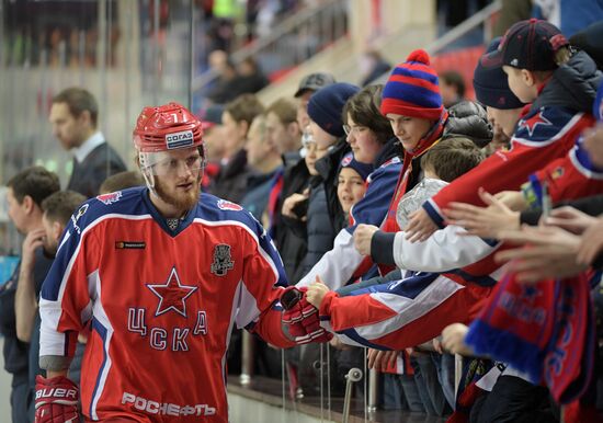 Ice hockey. KHL. CSKA vs. Jokerit
