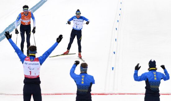 2018 Paralympics. Cross-country skiing. Mixed relay
