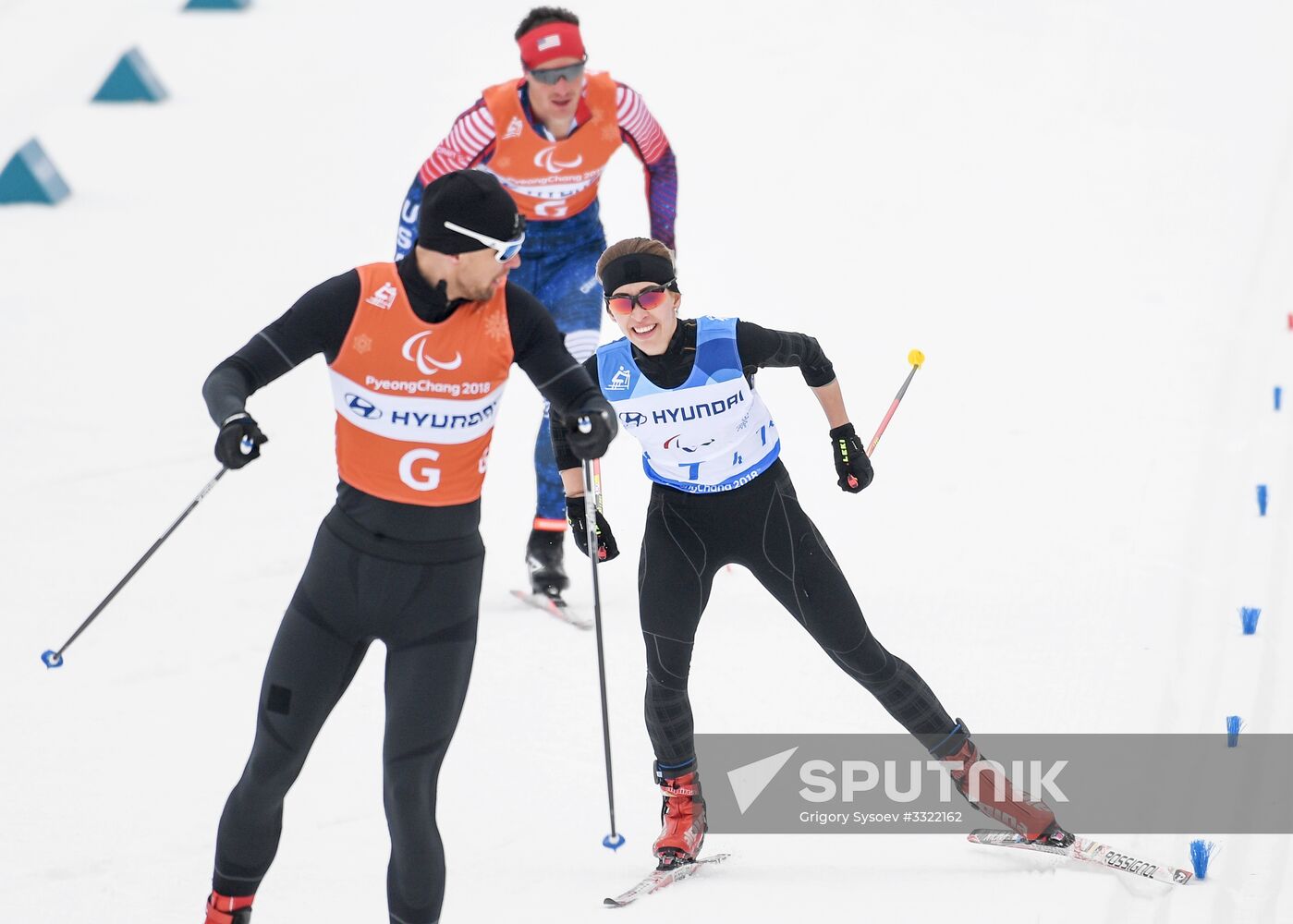 2018 Paralympics. Cross-country skiing. Mixed relay