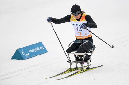2018 Paralympics. Cross-country skiing. Mixed relay