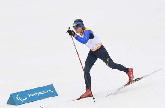 2018 Paralympics. Cross-country skiing. Mixed relay