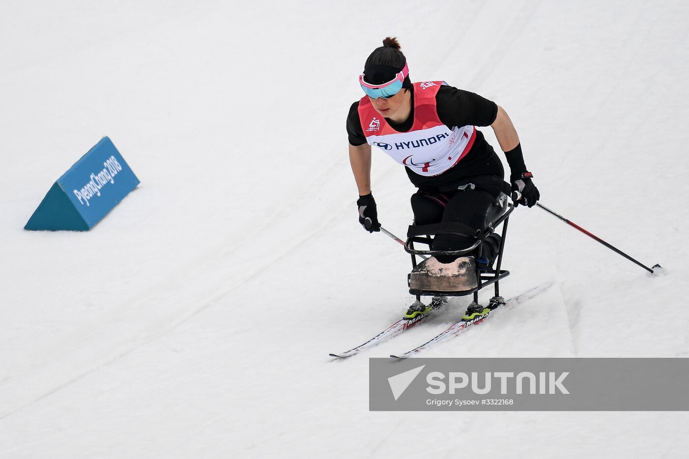 2018 Paralympics. Cross-country skiing. Mixed relay