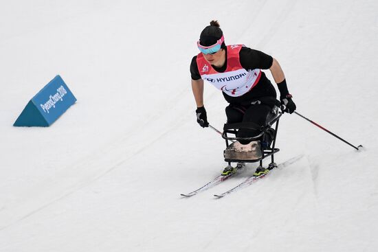 2018 Paralympics. Cross-country skiing. Mixed relay
