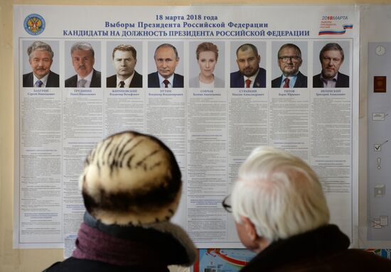 Presidential election in Russian regions