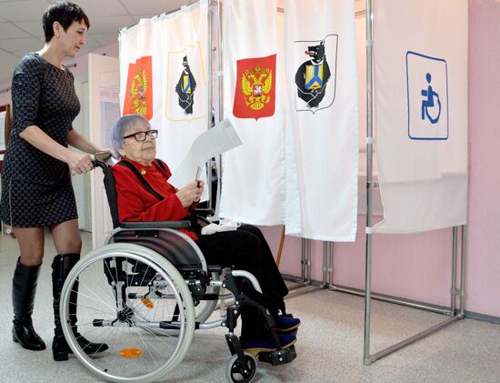 Presidential election in Russian regions