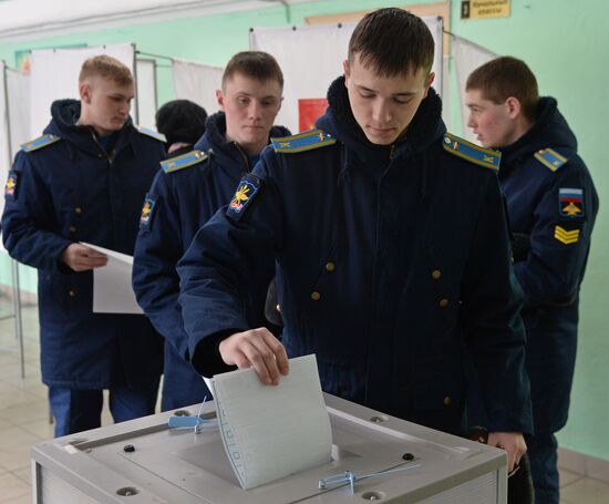 Presidential election in Russian regions