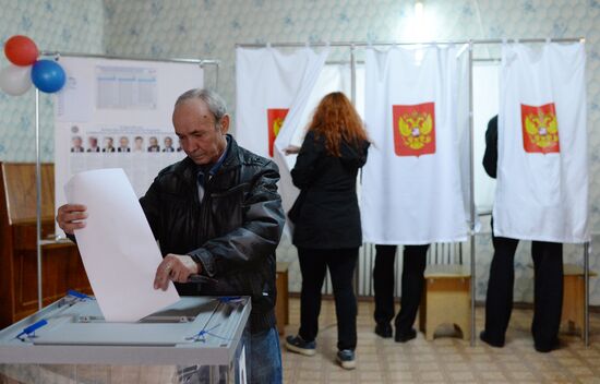 Presidential election in Russian regions