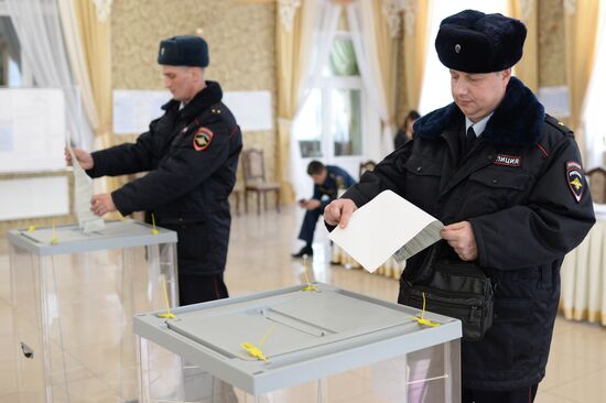 Presidential election in Russian regions