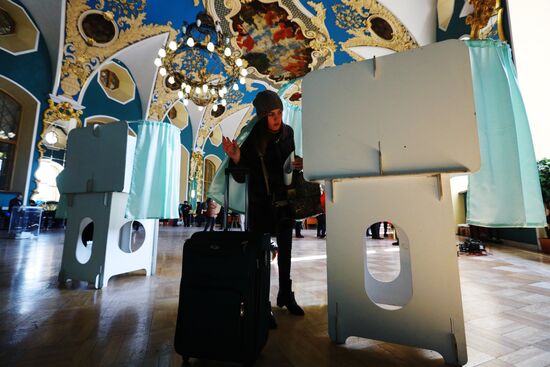 Russian presidential election in Moscow