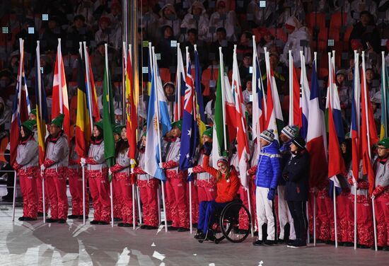 Closing ceremony of XII Winter Paralympic Games