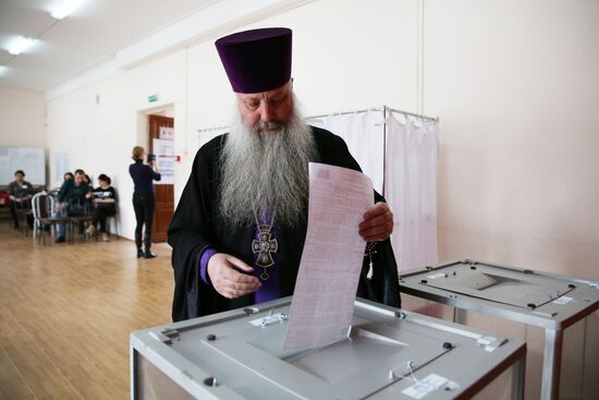 Presidential elections in Russian regions