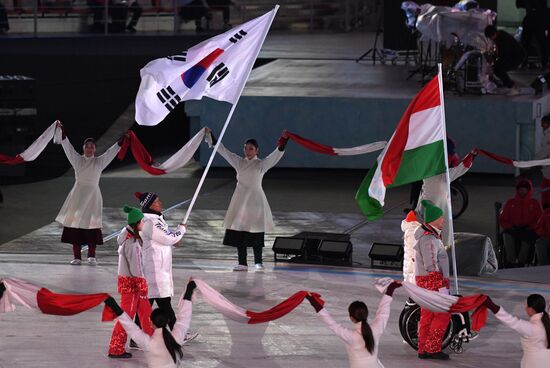 Closing ceremony of XII Winter Paralympic Games