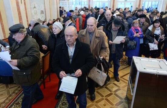 Voting in Russian presidential election abroad