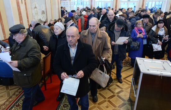 Voting in Russian presidential election abroad