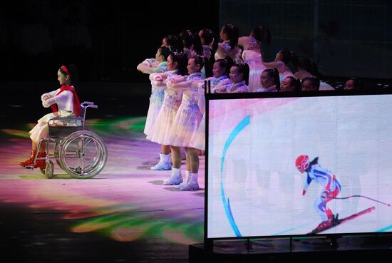 Closing ceremony of XII Winter Paralympic Games