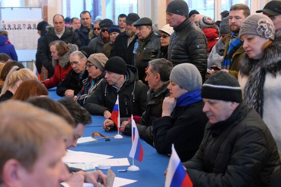 Voting in Russian presidential election abroad