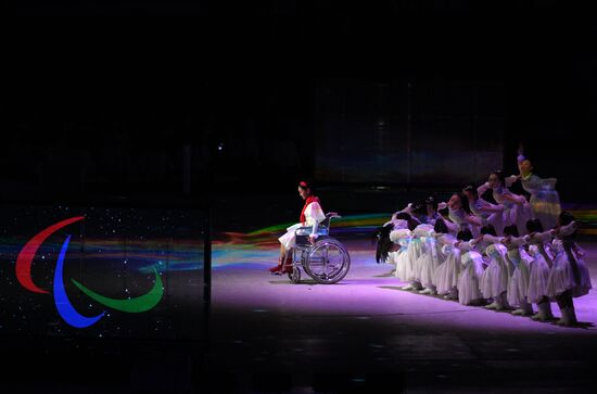 Closing ceremony of XII Winter Paralympic Games