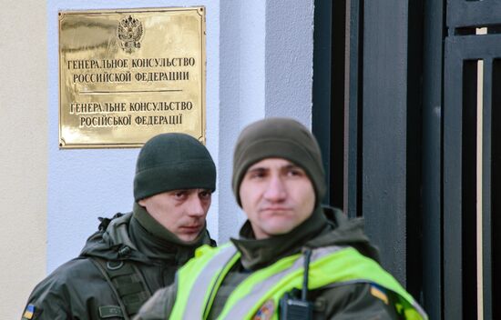 Russian citizens in Ukraine blocked from voting in Russian presidential election