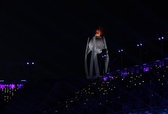 Closing ceremony of XII Winter Paralympic Games
