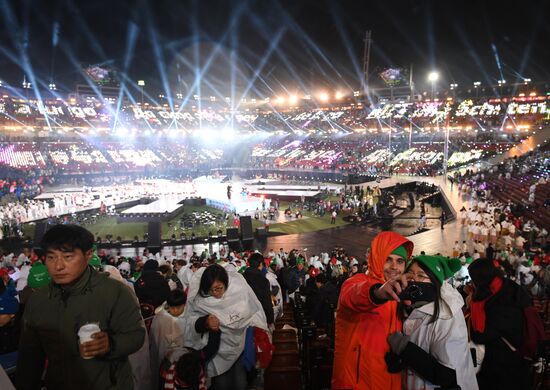 Closing ceremony of XII Winter Paralympic Games
