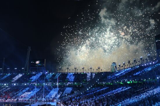 Closing ceremony of XII Winter Paralympic Games