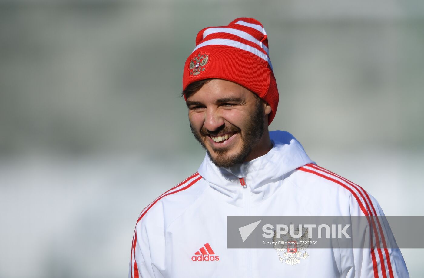 Football. Russian national team' training session
