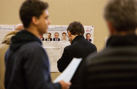 Voting in Russian presidential election abroad