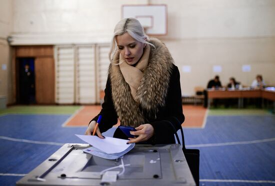 Presidential election in Russian regions