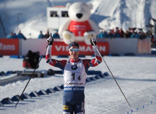 Biathlon. 8th stage of IBU World Cup. Men. Relay competition