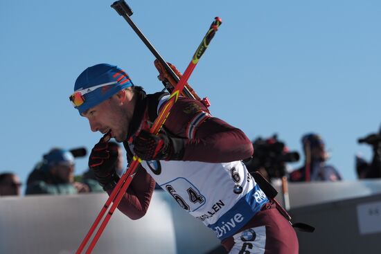 Biathlon. 8th stage of IBU World Cup. Men. Relay competition
