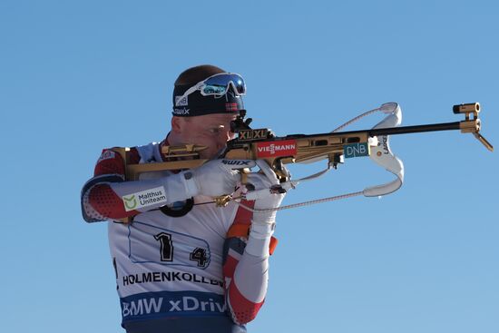 Biathlon. 8th stage of IBU World Cup. Men. Relay competition