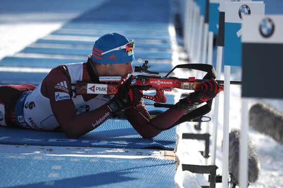 Biathlon. 8th stage of IBU World Cup. Men. Relay competition