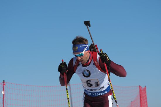 Biathlon. 8th stage of IBU World Cup. Men. Relay competition