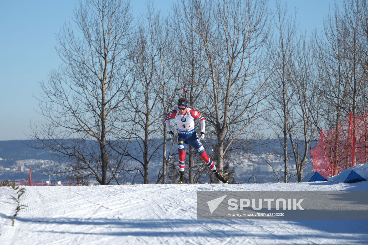 Biathlon. 8th stage of IBU World Cup. Men. Relay competition