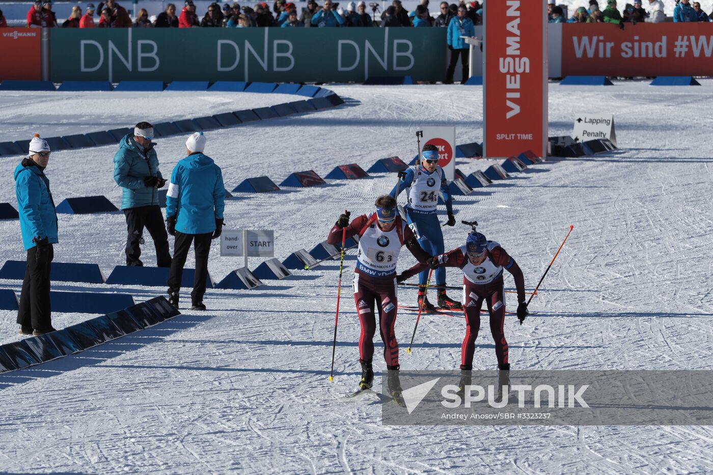 Biathlon. 8th stage of IBU World Cup. Men. Relay competition