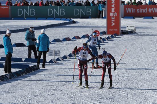 Biathlon. 8th stage of IBU World Cup. Men. Relay competition