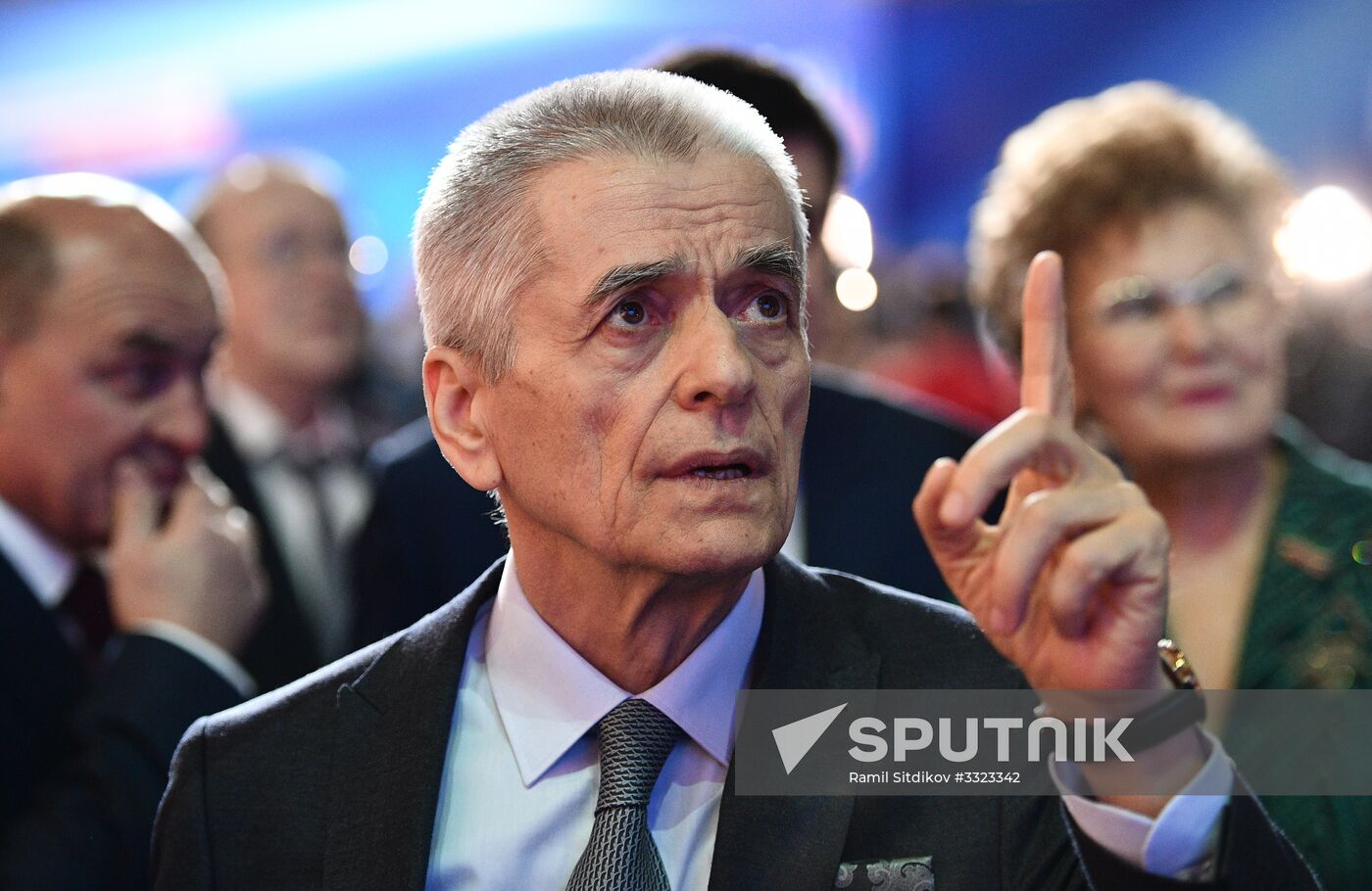 Election campaign office of Russian presidential candidate Vladimir Putin