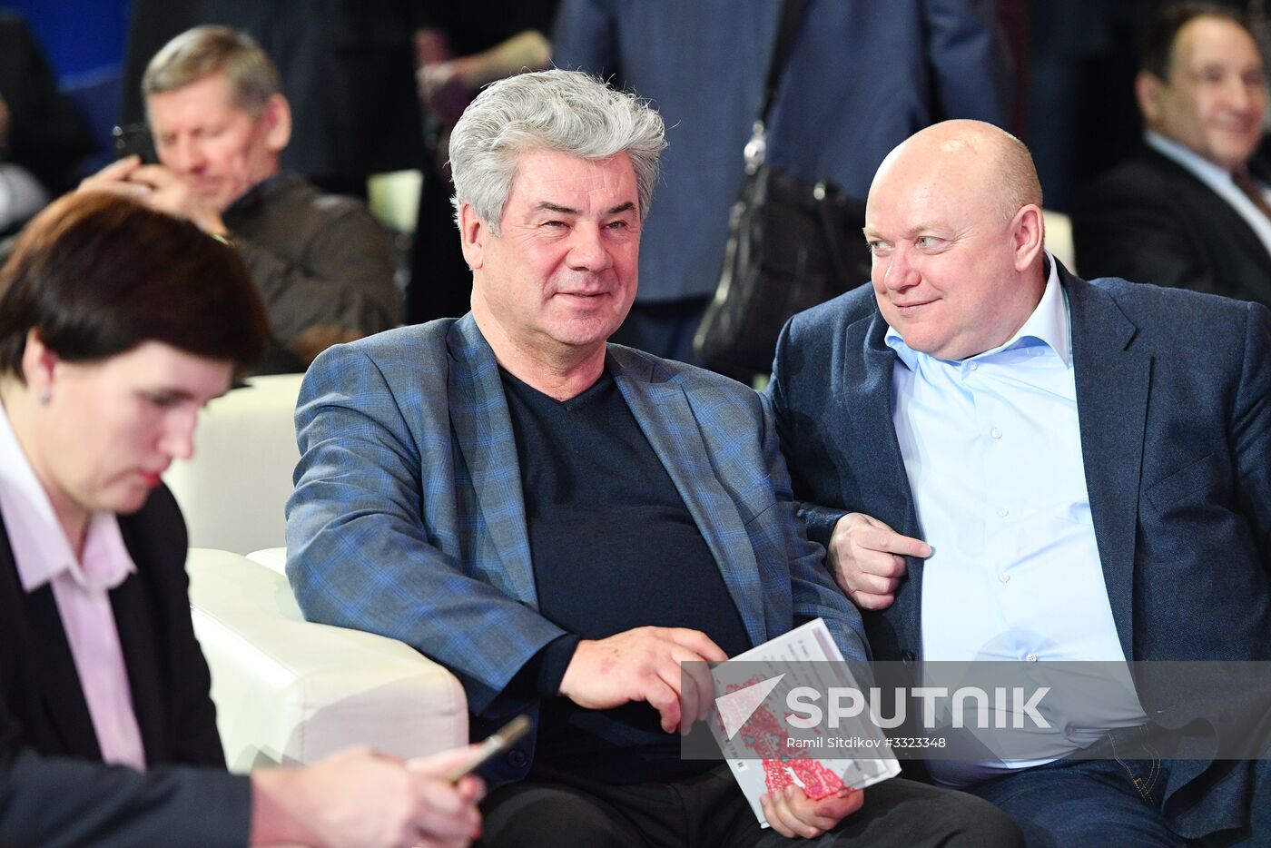 Election campaign office of Russian presidential candidate Vladimir Putin