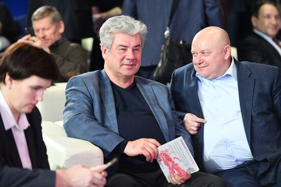 Election campaign office of Russian presidential candidate Vladimir Putin