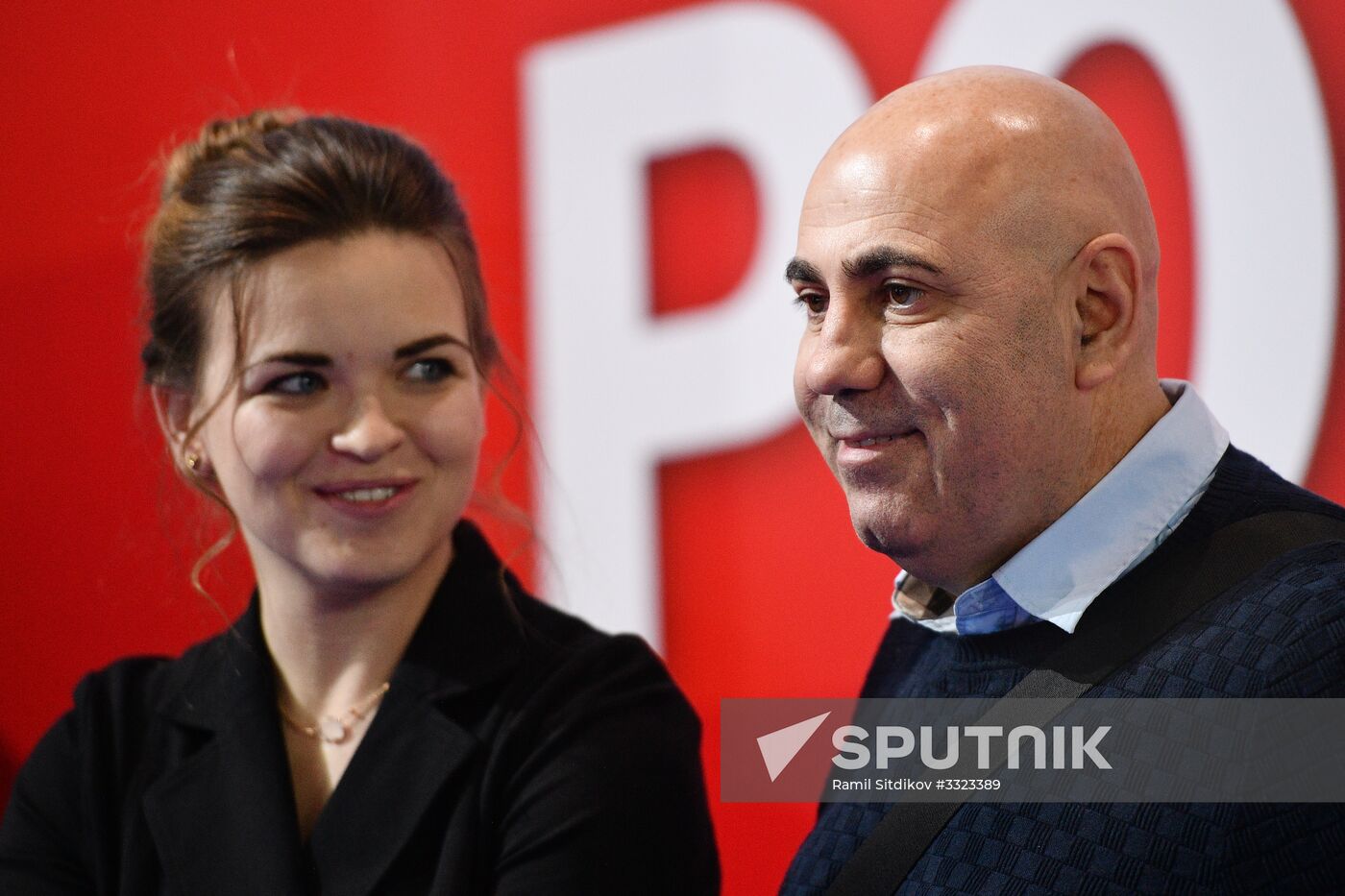 Election campaign office of Russian presidential candidate Vladimir Putin