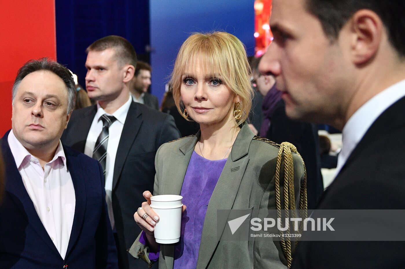 Election campaign office of Russian presidential candidate Vladimir Putin