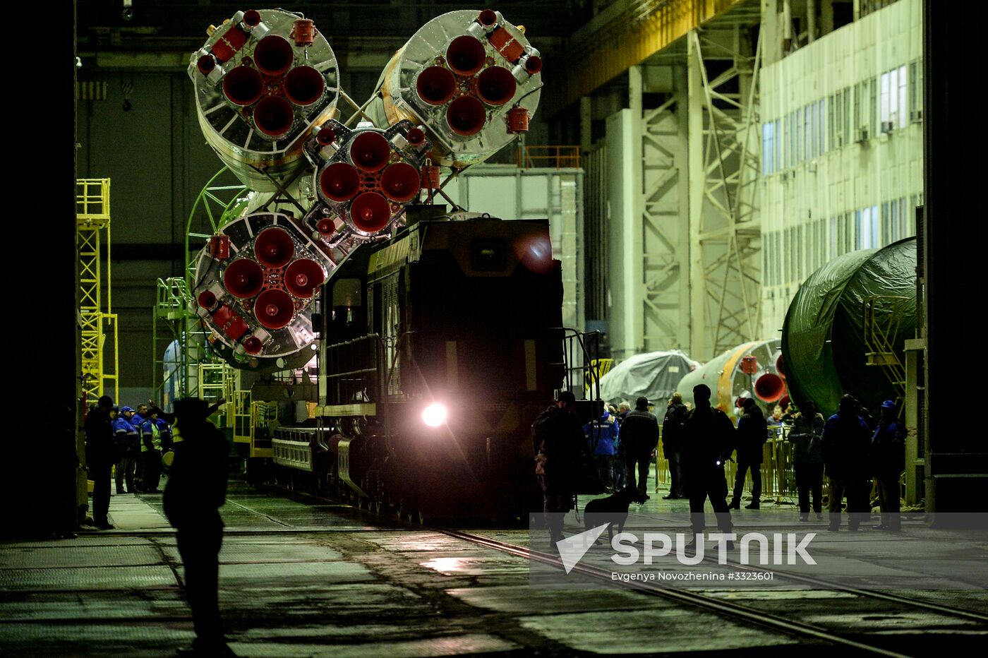 Soyuz-FG carrier rocket with Soyuz MS-08 crewed spacecraft moved to launch pad